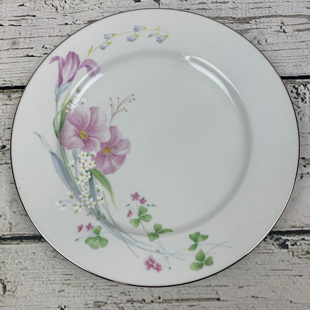 Studio Nova MA202 Pink Vista Floral Dinner Plate Fine China Dinnerware